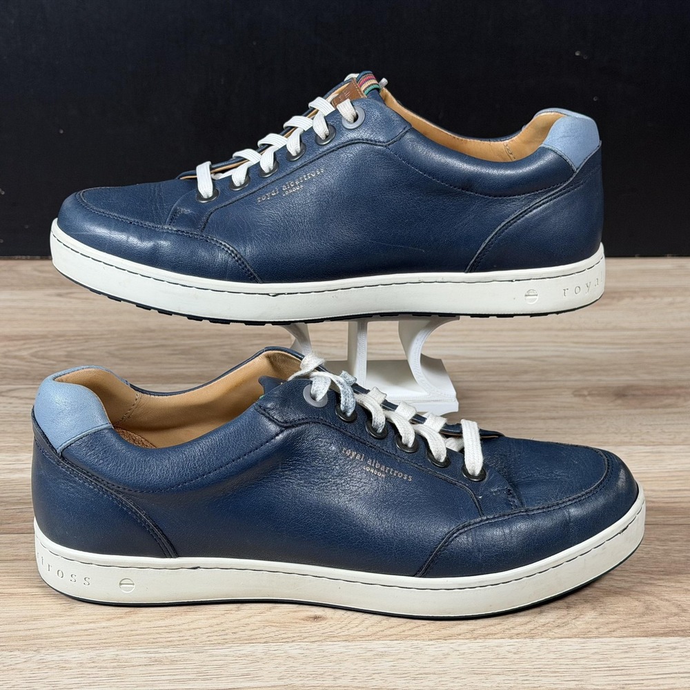 Royal Albartross Northcote Golf Shoes Womens Size 10 Navy Blue Leather Spikeless